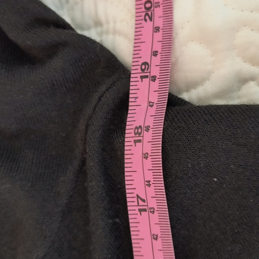 Boston Proper Black Spilt sleeve open front Shrug sz M - Picture 9 of 12